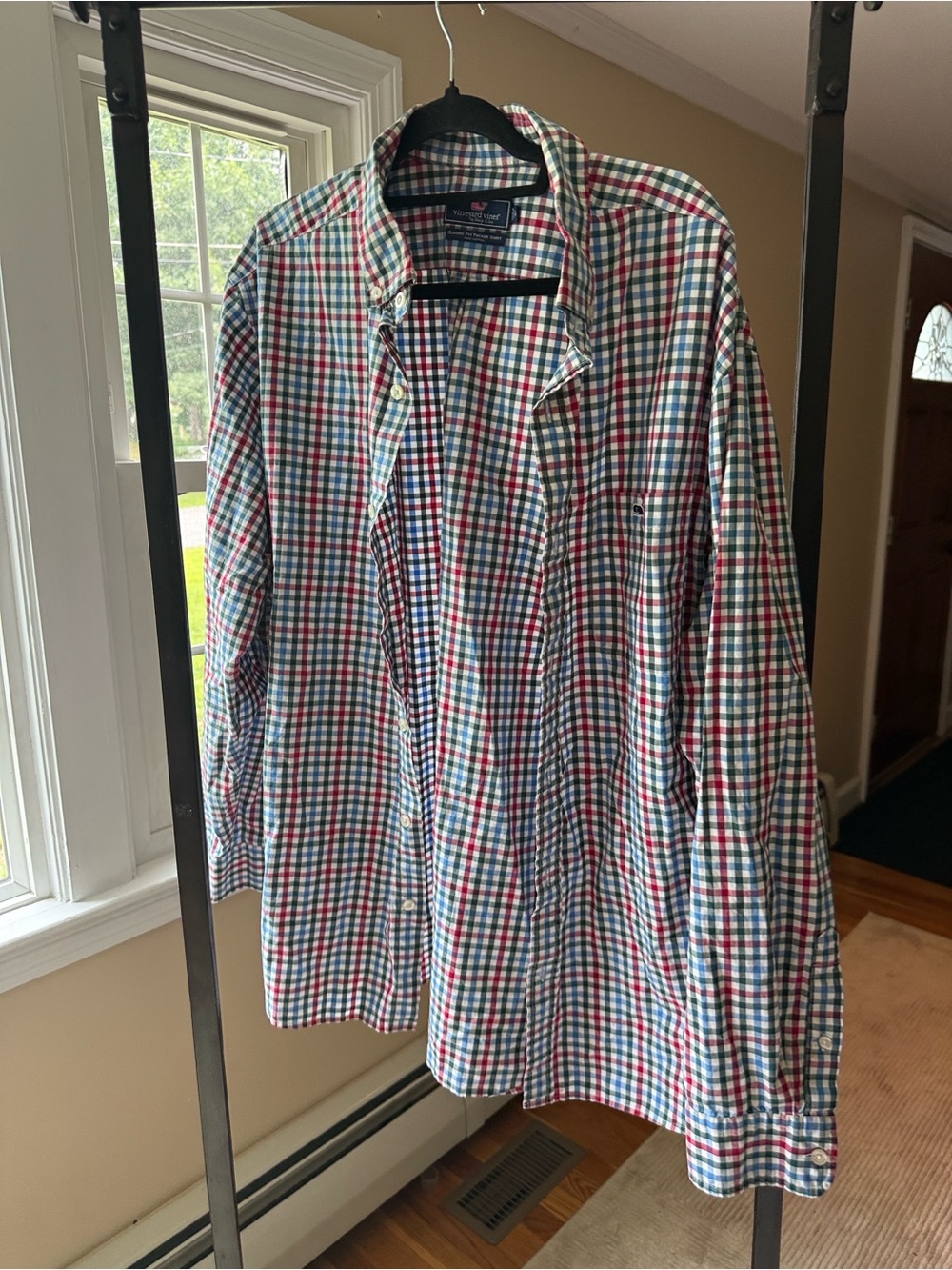 Vineyard Vines Classic Men's Multi-Color Gingham Button-Down Shirt